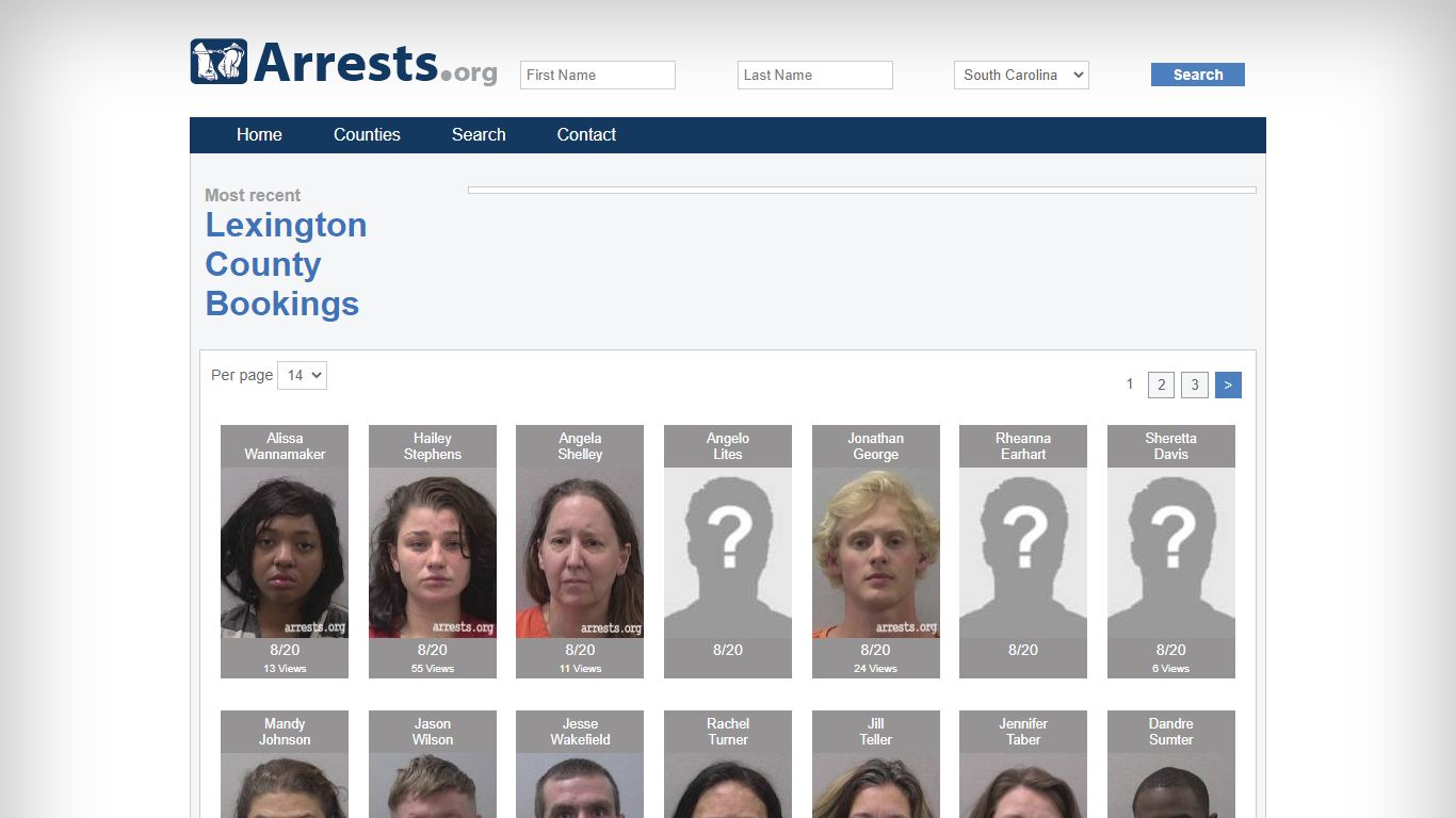 Lexington County Arrests and Inmate Search